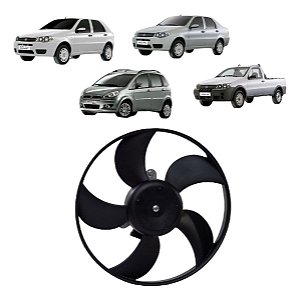 Ventoinha Palio Siena Strada Fire Com Ar 2001-2019 Sis Valeo