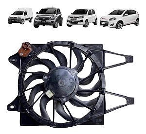 Ventoinha Novo Palio Uno Vivace Mobi 4c 2011-2021 C/ar Denso