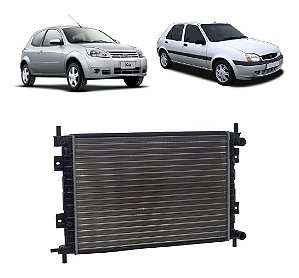 Radiador Ford Ka Fiesta Courier 2000/2012 Original Com S/ Ar