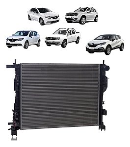 Radiador Renault Sandero/logan/duster/oroch 2014-2018 Com Ar