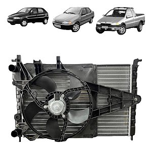 Kit Radiador Palio Strada Siena 1.3 1.5 1.6 Sem Ar Completo