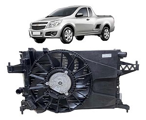 Kit Radiador Montana 1.4 Com Módulo Original Gm 2019/2022