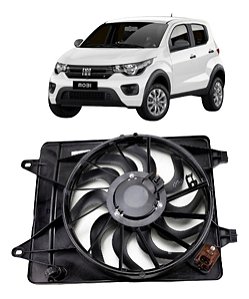 Ventoinha Radiador Fiat Mobi 1.0 3cc Com Ar 2016 À 2022