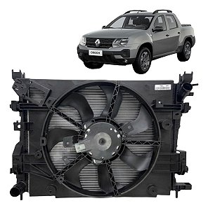 Kit Radiador Renault Oroch 2014 A 2018 Manual E Automático