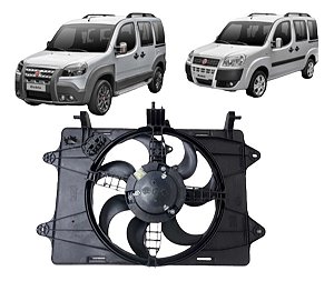 Ventoinha Radiador Fiat Doblo 1.3 1.4 1.6 1.8 Original C/ar