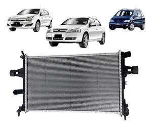 Radiador Astra Vectra Zafira Gm 1999 À 2009 Manual Brasado