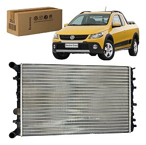 Radiador Agua Volkswagen Saveiro Cross 1.6 Com Ar 2011 Behr