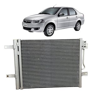 Condensador Ar Condicionado Siena 1.0/1.4 2010 2011 2012