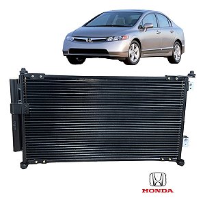 Condensador Honda New Civic Lxs Exs Si 2008 2009 2010 2011