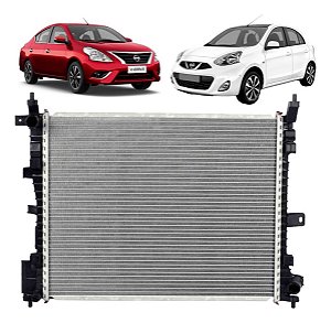 Radiador Nissan Versa, March 1.0 1.6 2015 2016 2017 2018