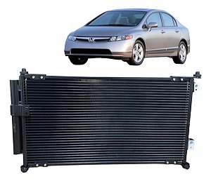 Condensador Honda New Civic 1.8 2006 2007 2008 2009 2010