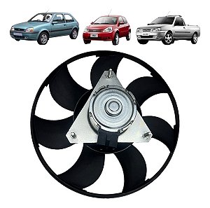 Ventoinha Ford Ka Fiesta Courier 1.0/1.6 2009-2012 Sem Ar