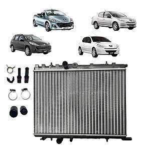 Radiador De Água Peugeot 207 1.4 1.6 08 2009 2010 2011 2012