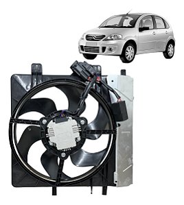 Ventoinha Completa Radiador Citroen C3 03 À 08 C/ Módulo