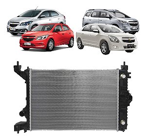 Radiador Spin Onix Cobalt Prisma Automatico 2011-2016 Com Ar