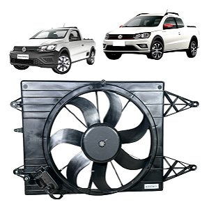 Ventoinha + Defletor Saveiro Cross G7 Original Vw