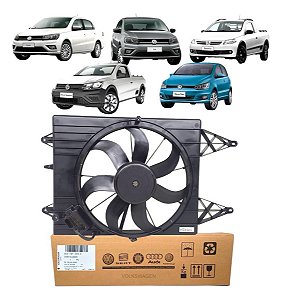 Ventoinha + Defletor Gol Saveiro Voyage Fox G5 G6 G7 Orig Vw
