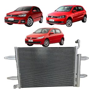 Condensador Do Ar Gol G5 G6 Fox Voyage G5 G6 Polo Com Filtro