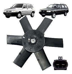 Ventoinha Radiador Uno Elba Fiorino Premio 89 Até 03 Com Ar