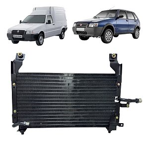 Condensador Fiat Uno Fire 2007 2008 2009 2010 2011 2012 2013