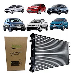 Radiador Vw Gol G5 / G6 1.0 1.6 C/ Ar Original Valeo