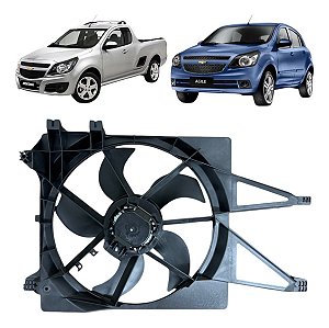 Defletor Ventoinha Agile Montana Nova Sem Ar Condicionado Gm