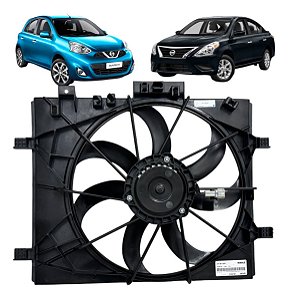 Eletroventilador Ventoinha Nissan March  2015/2024 Original