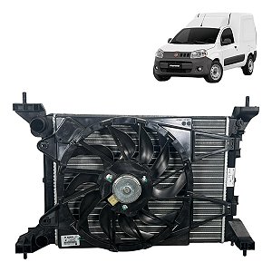 Radiador E Ventoinha Fiorino 2014 À 2020 Sem Ar Denso