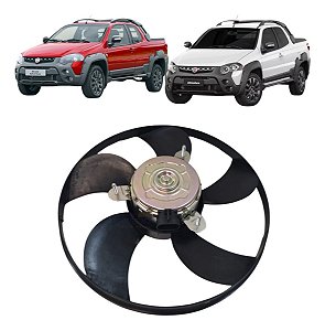 Ventoinha Radiador Palio Siena Strada Ideia 1.8 Com Ar Valeo