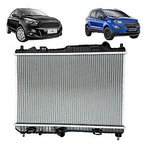 Radiador De Água Ac P/ Ecosport 2012 A 2017, Ka 2015 A 2018
