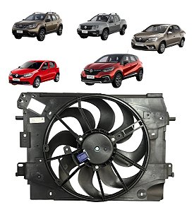 Gmv Eletroventilador Ventoinha P/ Sandero 2014 A 2022