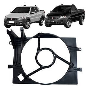 Defletor Ventoinha Strada Fire Com Ar 2017 2018 -2019 Fiat