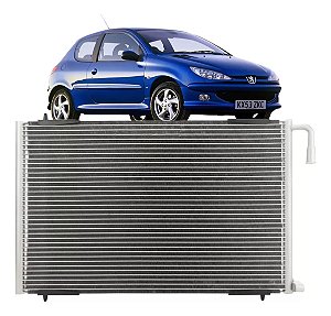 Condensador Para Peugeot 206 1.0 1.4 1.6 2001  A 2010 Valeo