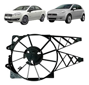 Convergedor Defletor Ventoinha Fiat Punto / Linea Original