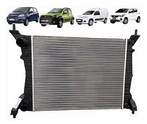 Radiador Palio Uno Vivace Mobi 4cc Fiorino 2011-2021 Valeo