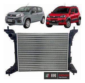 Radiador Uno Vivace 1.0, 1.4 2011 2012 4 Cilindros Mod Denso