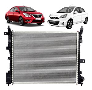 Radiador Nissan Versa, March 1.0 1.6 2015 2016 2017 2018