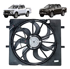 Ventoinha Radiador Gmv S10 2018 À 2020 C/ Modulo Original Gm