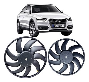 Par De Ventoinha Audi Q3 1.4 2.0 2013 2014 2015 2016 2017../