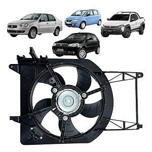 Ventoinha Palio Fire Strada Siena 2001 Até 2009 Com Ar