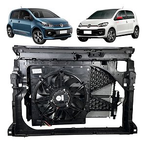 Kit Radiador Condensador Ventoinha Painel Vw Up 170 Tsi