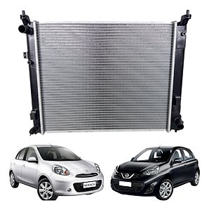Radiador Nissan March Versa 2011 2012 2013 14 Cambio Manual