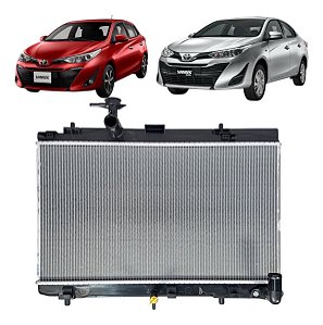 Radiador Toyota Yaris 1.3 Com Ar 2019 A 2024 Automático