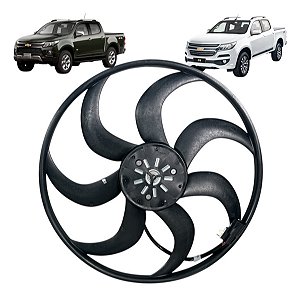 Ventoinha Radiador S10 2018 À 2020 C/ Modulo Original Gm