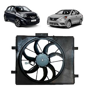Ventoinha Radiador Nissan March / Versa 1.0 1.6 2014 À 2021