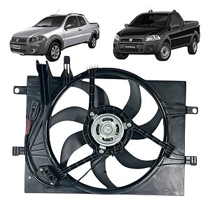 Ventoinha Fiat Strada Fire 2010 /2018  Mod Behr Com Ar Gate