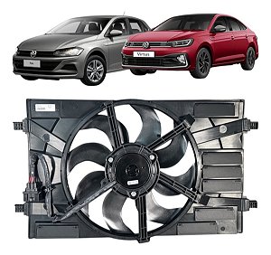 Defletor C/ventoinha Vw Polo Msi Virtus Nivus T-cross 1.6