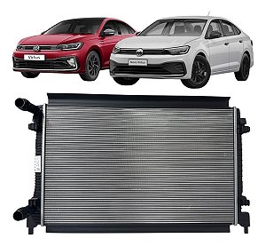 Radiador Virtus 1.6 2018 Até 2024 C/ar Original Aut/manual