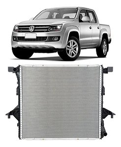 Radiador Vw Volkswagen Amarok 2.0 Com Ar 2011 A 2019 Valeo