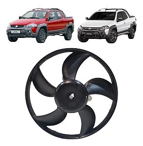Ventoinha Radiador Palio Siena Strada Ideia 1.8 Com Ar Valeo